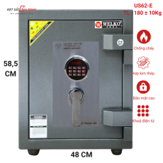 Két sắt xuất khẩu chính hãng WELKO US62-E mật mã điện tử