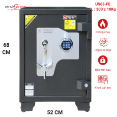 Két sắt xuất khẩu chính hãng WELKO US68-FE vân tay điện tử