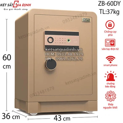 Két sắt nhập khẩu Bofa ZB-60DY khóa vân tay điện tử