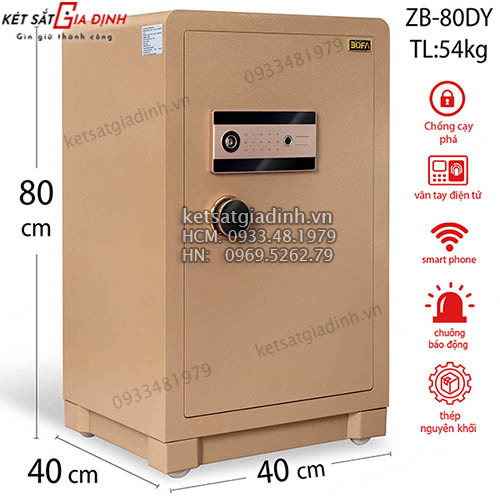 Két sắt nhập khẩu Bofa ZB-80DY khóa vân tay điện tử