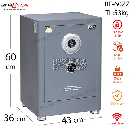 Két sắt vân tay điện tử Bofa BF-60ZZ