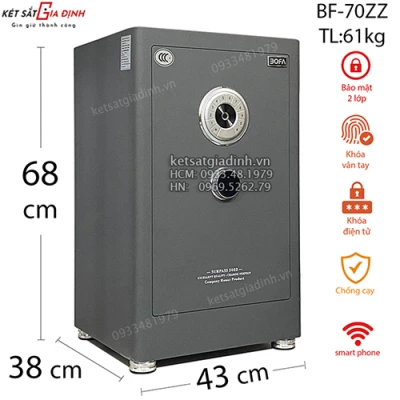 Két sắt vân tay điện tử Bofa BF-70ZZ
