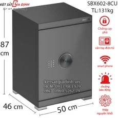 Két sắt nhập khẩu Philips SBX602-8CU vân tay điện tử