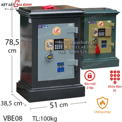 Két sắt Việt Tiệp VBE08 điện tử - model mới