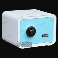 Két sắt mini vân tay màu xanh AifeiBao D25-WB