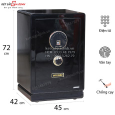 Két sắt mini HK-A1/D-70TS vân tay điện tử thông minh