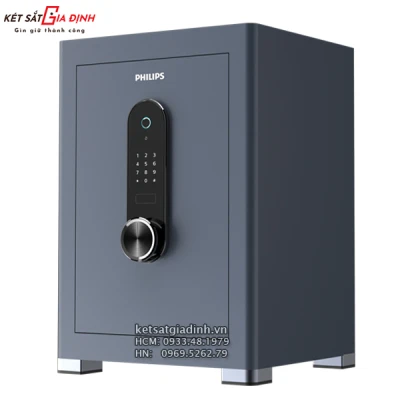 Két sắt nhập khẩu Philips SBX601-5B0 vân tay điện tử