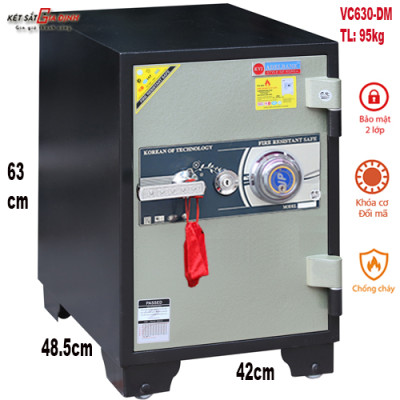 Két sắt chống cháy Adelbank VC630-DM