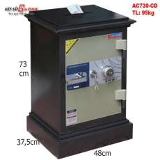 Két sắt công đức khóa cơ phổ thông Adelbank AC730CD