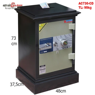 Két sắt công đức khóa cơ phổ thông Adelbank AC730CD