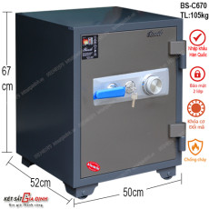 Két sắt Booil nhập khẩu BS-C670