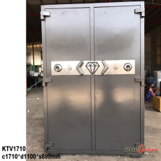 Két sắt đặt hàng tiệm vàng KTV1710-2K hai cửa riêng biệt
