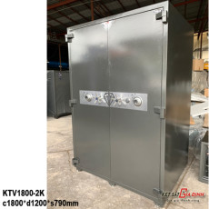 Két sắt đặt hàng tiệm vàng KTV1800-2K hai cửa hai khóa