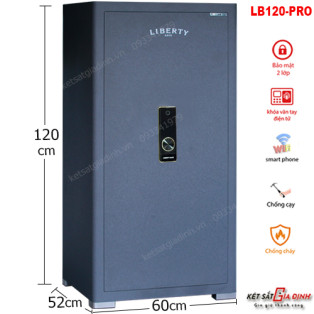 Két sắt Liberty LB1200-PRO vân tay mã số tích hợp App điện thoại thông minh