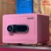 Két sắt mini Liberty LB30S màu hồng vân tay mã số tích hợp App điện thoại thông minh