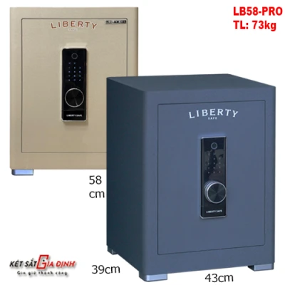 Két sắt Liberty LB58PRO vân tay mã số tích hợp App điện thoại thông minh