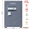 Két sắt Liberty LB68S vân tay mã số tích hợp App điện thoại thông minh