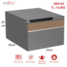 Két sắt Philips SBX102 vân tay điện tử 