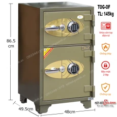 Két sắt hai tầng vân tay Truly Gold TOG-0F