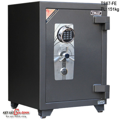 Két sắt Truly siêu cường TS67-FE khóa vân tay mã số App điện thoại