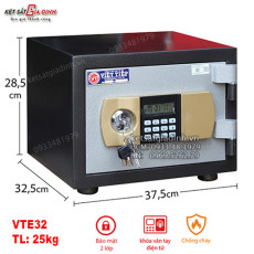Két sắt Việt Tiệp đúc đặc VTE32 điện tử mini