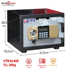 Két sắt mini Việt Tiệp VTE32-KM điện tử có lỗ nhét tiền