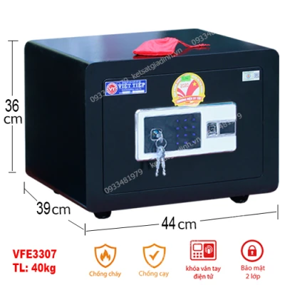 Két sắt Việt Tiệp siêu cường VFE3307 vân tay mã số - Model mới