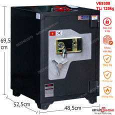 Két sắt thép đặc Việt Tiệp VF9308 vân tay báo động