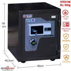 Két sắt Việt Tiệp siêu cường VFE5108 vân tay mã số app thông minh - model mới