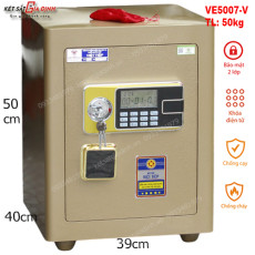 Két sắt Việt Tiệp siêu cường VE5007 điện tử màu vàng đồng - Model mới