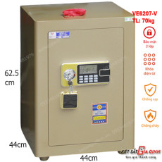 Két sắt siêu cường Việt Tiệp VE6207-V màu vàng - Model mới