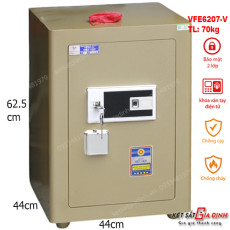 Két sắt siêu cường Việt Tiệp VFE6207-V vân tay mã số App thông minh-Model mới