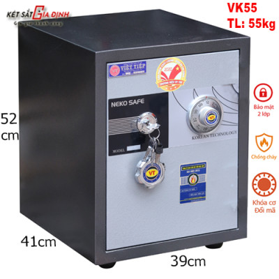 Két sắt Việt Tiệp đúc đặc VK55 - Đại Cát