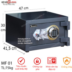 Két sắt Samurai khóa vân tay điện tử MF01