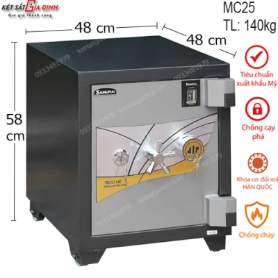 Két sắt Samurai MC25 mã cơ