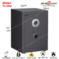 Két sắt Bokee BK60A3 vân tay mã số tích hợp app thông minh