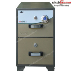 Tủ sắt chống cháy 2 tầng TC02 khóa mã cơ