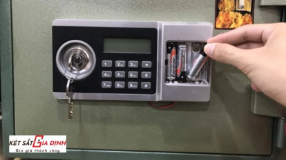 Cách mở két sắt khi hết pin đơn giản nhất - Giải pháp an toàn và hiệu quả