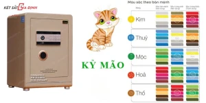 Tuổi Kỷ Mão nên chọn két sắt màu gì để gia tăng tài lộc và vận may?