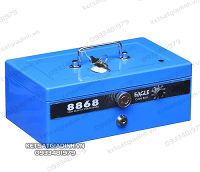 Hộp đựng tiền mật mã 8868-Blue