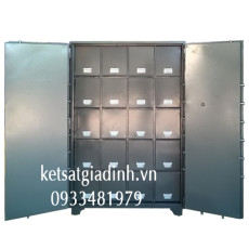 Két sắt đặt hàng KDH1625 trong có 20 ngăn kéo