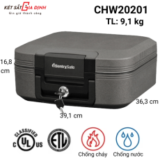 Hộp lưu trữ Sentry Safe CHW20201 khoá bi tròn , nhập khậu Mỹ