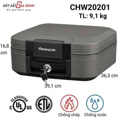 Hộp lưu trữ Sentry Safe CHW20201 khoá bi tròn , nhập khậu Mỹ