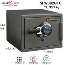 Két sắt Sentry Safe SFW082GTC khoá điện tử , nhập khậu Mỹ