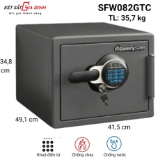 Két sắt Sentry Safe SFW082GTC khoá điện tử , nhập khậu Mỹ