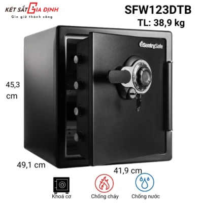 Két sắt Sentry Safe SFW123DTB khoá cơ