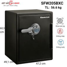Két sắt Sentry Safe SFW205BXC khoá vân tay
