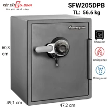 Két sắt Sentry Safe SFW205DPB khoá cơ