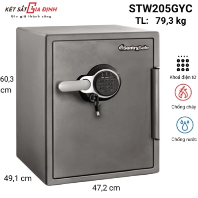 Két sắt Sentry Safe STW205GYC khoá điện tử